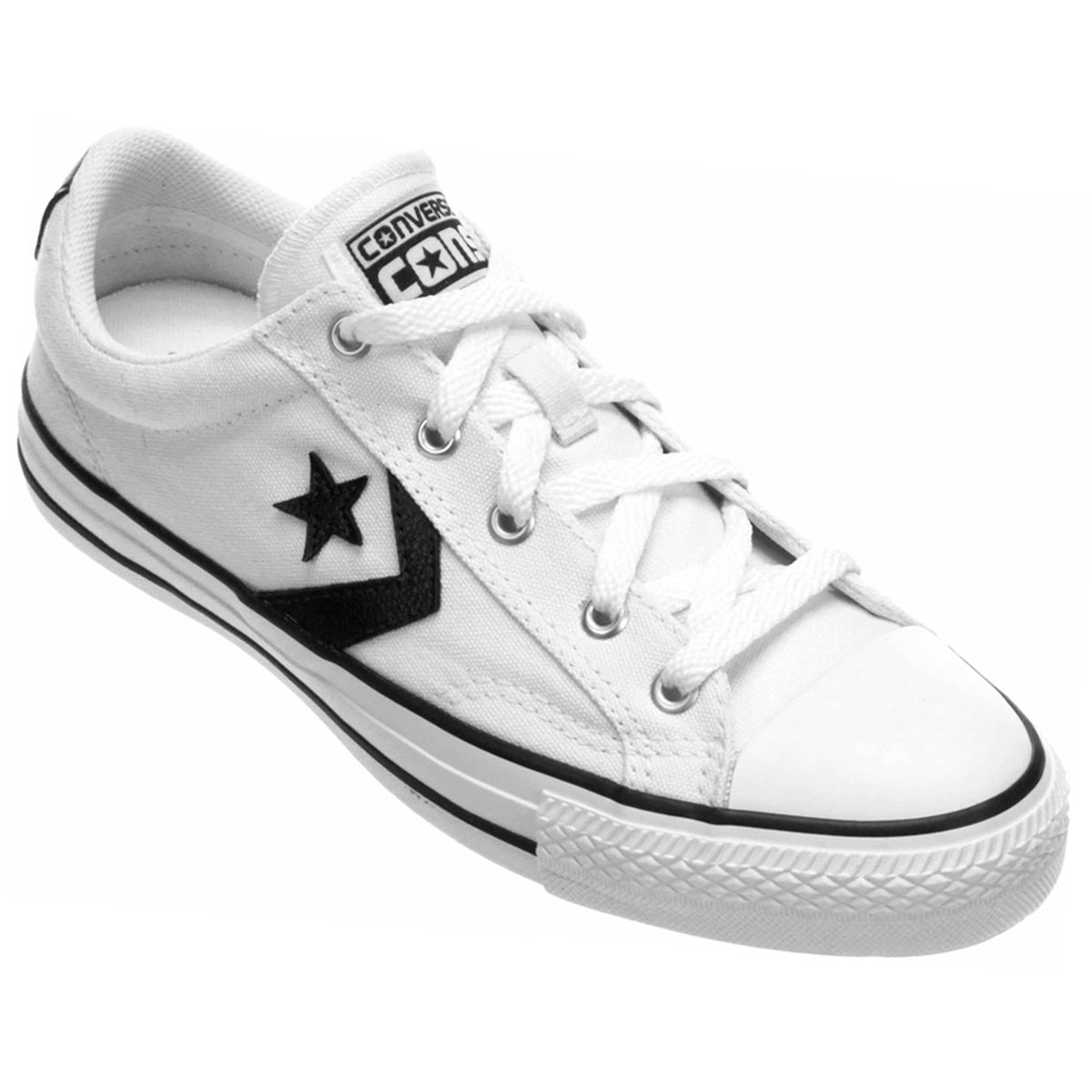 all star branco preto