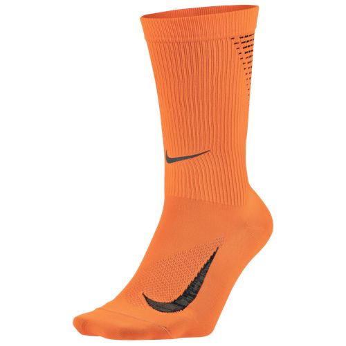 Meia Nike Elite Lightweight Crew Cano Médio Laranja