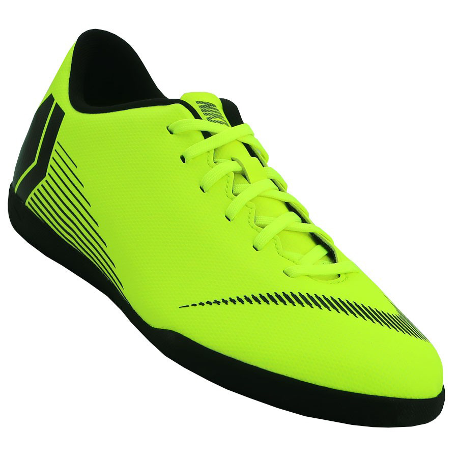 Chuteira Nike Mercurial Vapor 12 Club IC Volt/Black