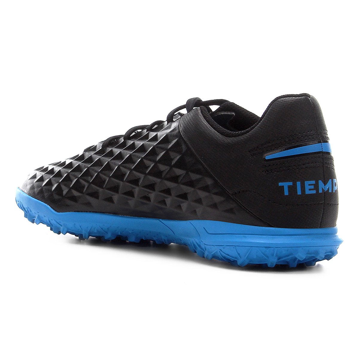 Chuteira Nike Tiempo Legend 8 Club TF Black/Blue Hero