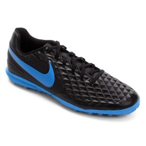 Chuteira Nike Tiempo Legend 8 Club TF Black/Blue Hero