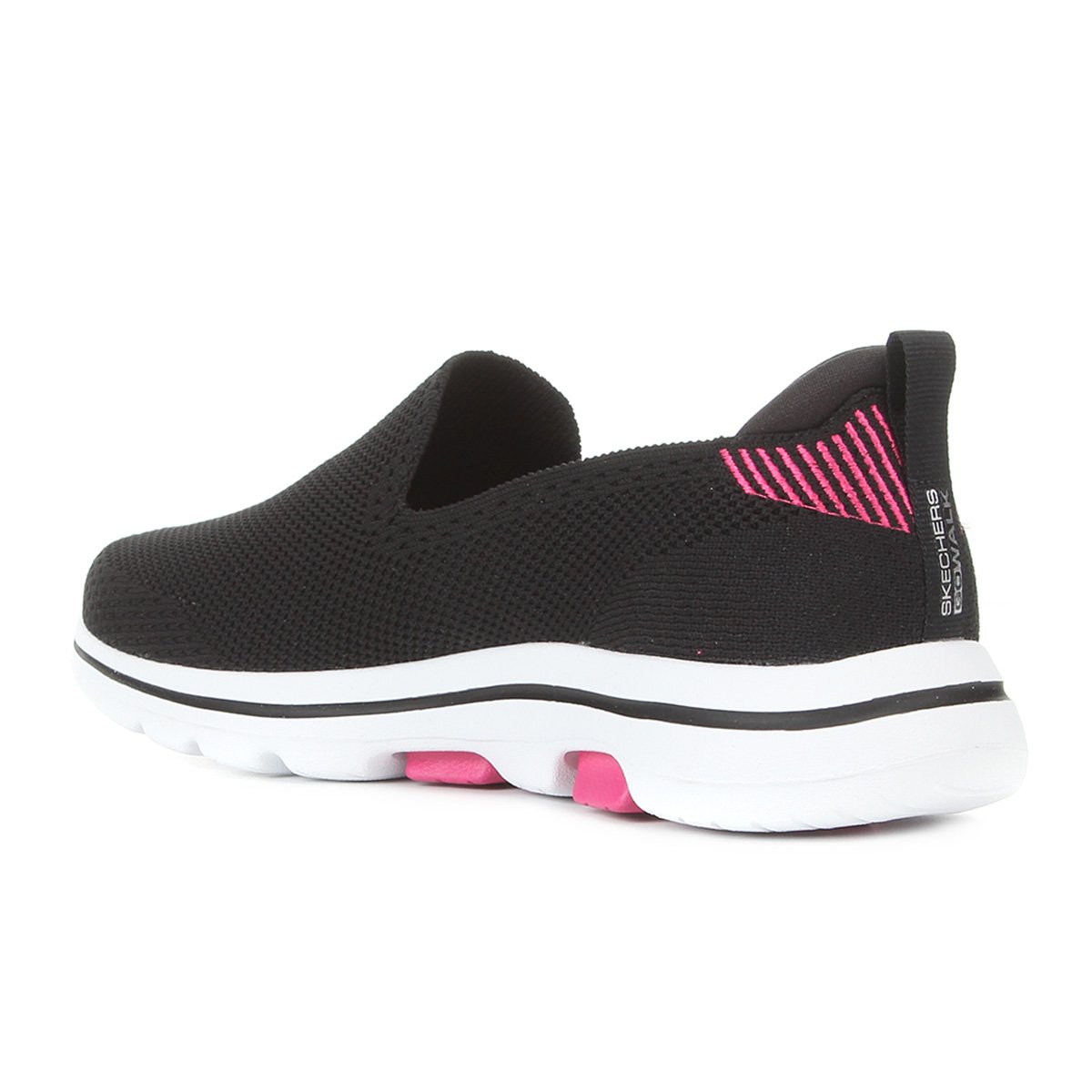 Tênis Skechers Go Walk 5 Black /Pink