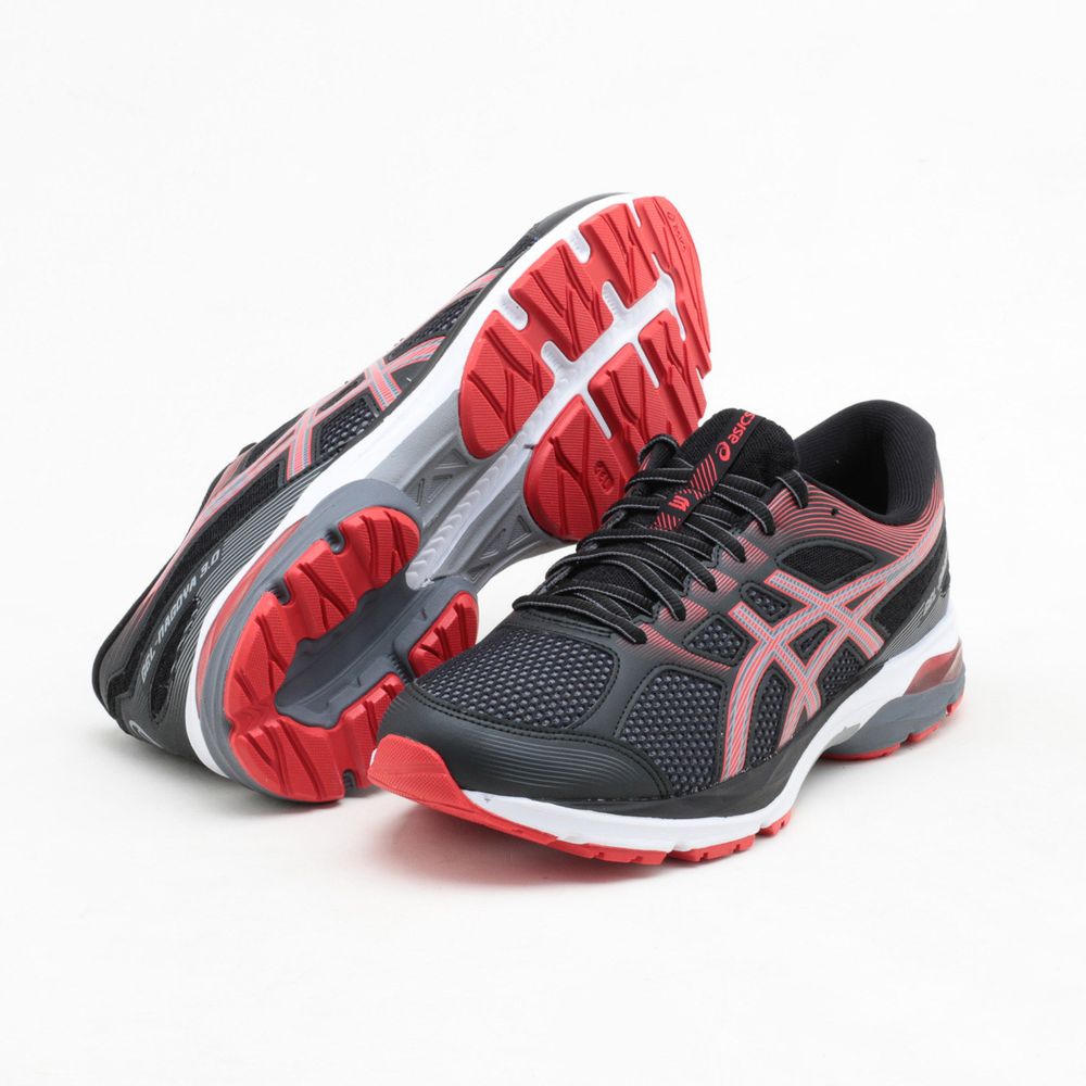 Tênis Asics Gel Nagoya 3 Masculino –  Black/Eletric Red