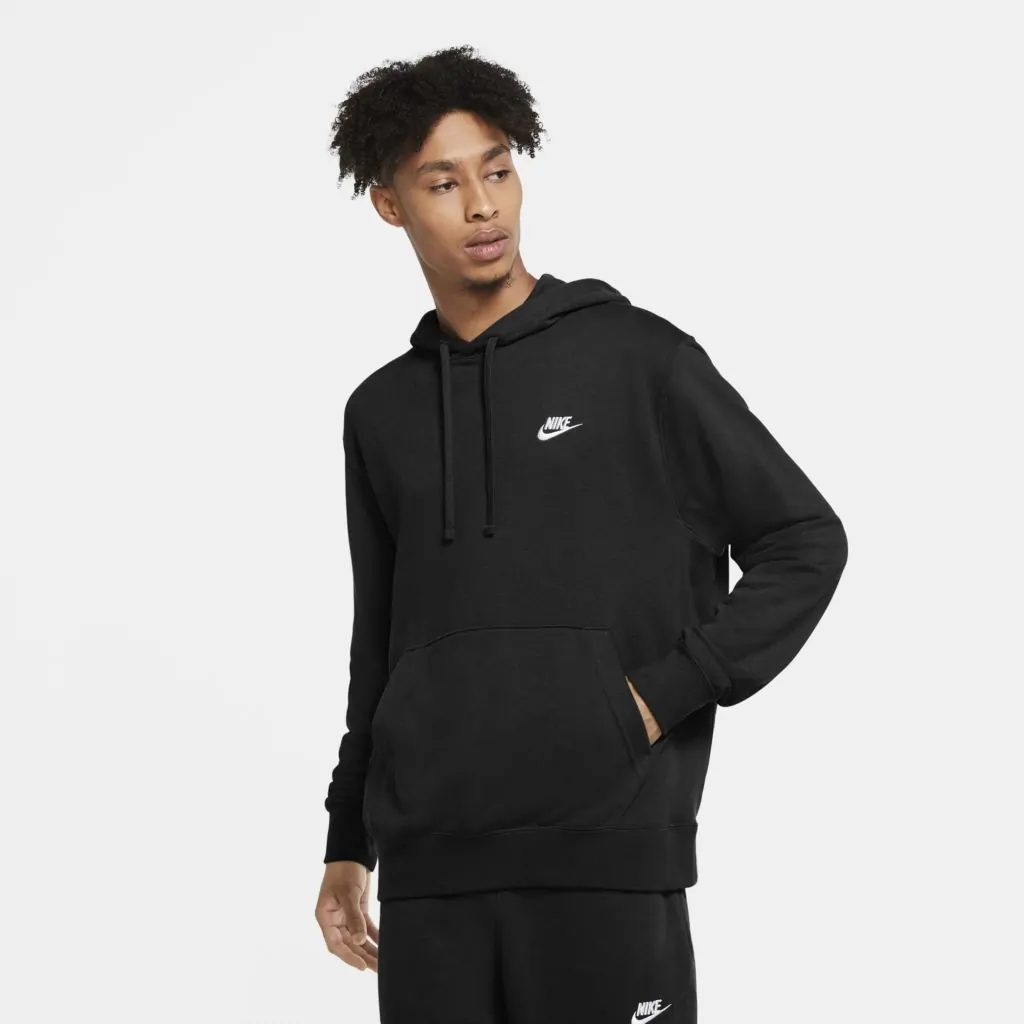 Blusão Nike Moletom Club Hoodie – Preto