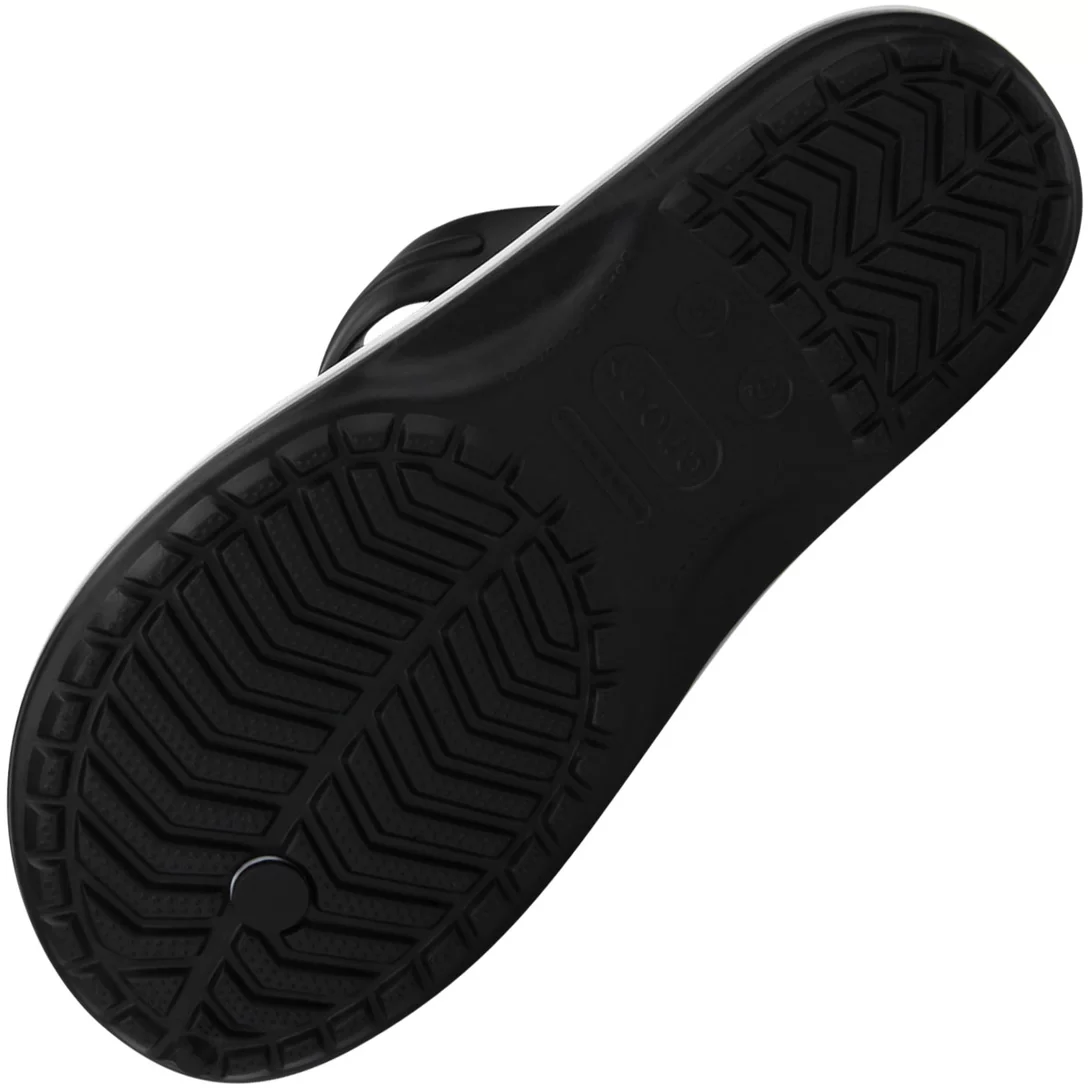 Chinelo Crocs CrocBand Flip – Preto/Branco