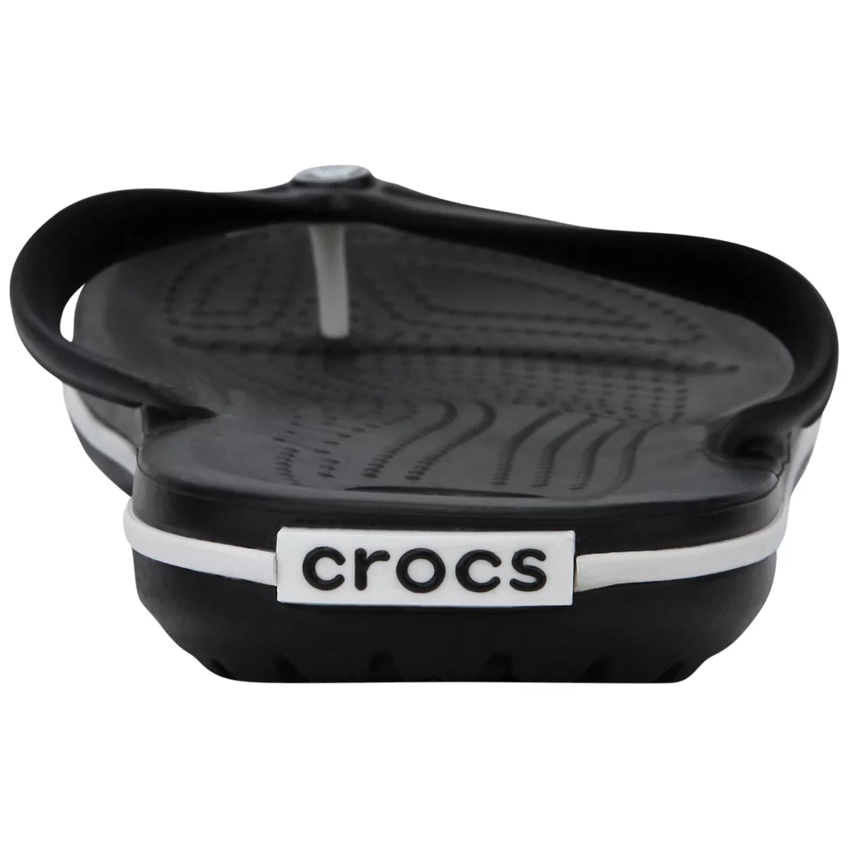 Chinelo Crocs CrocBand Flip – Preto/Branco