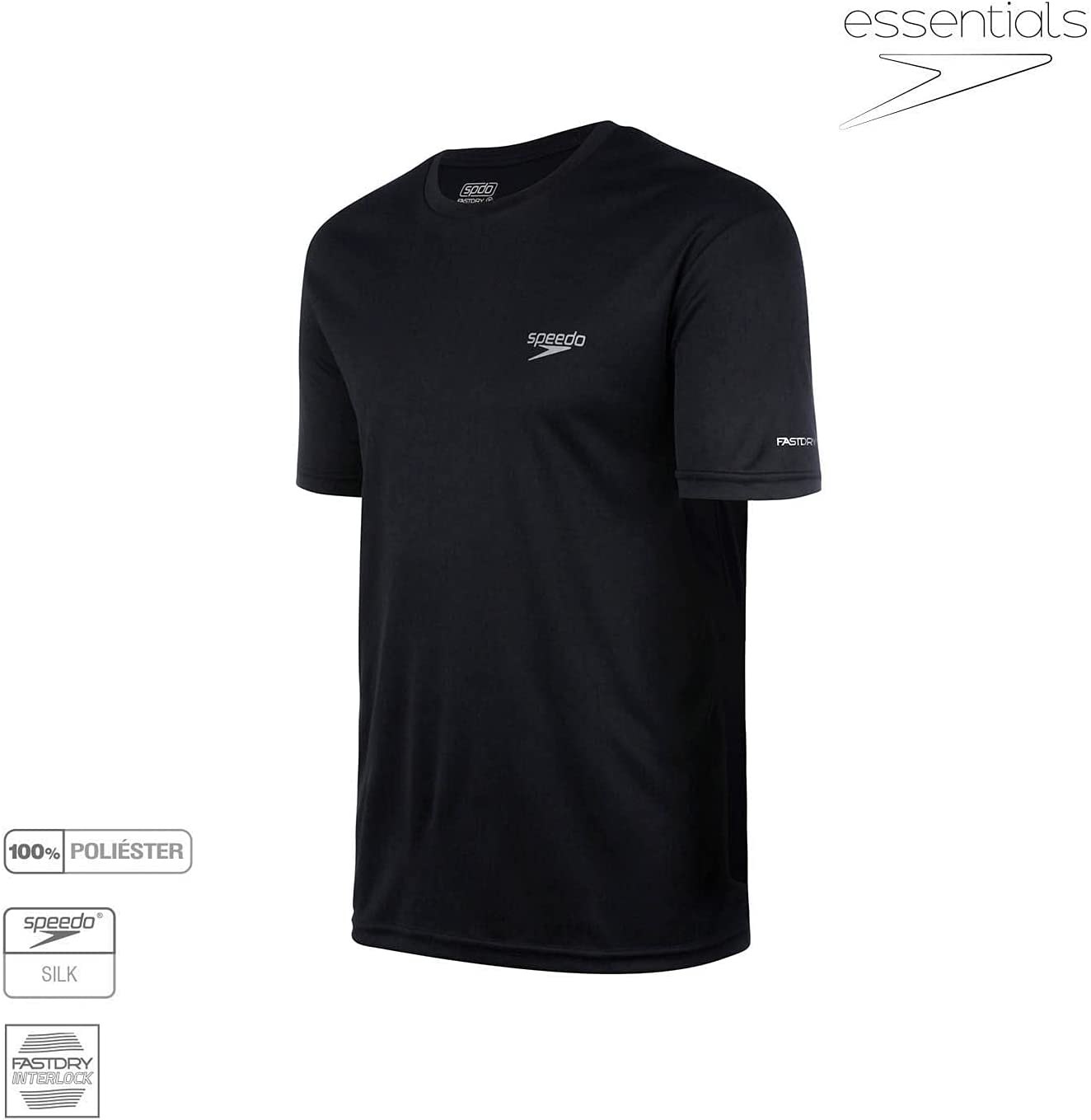 Camiseta Speedo Raglan – Preto