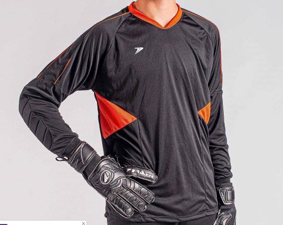 Camisa Goleiro Dire Poker – Preto/Laranja