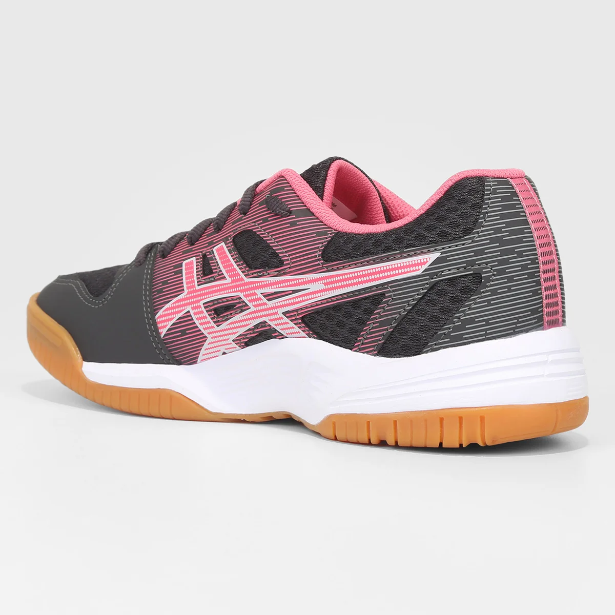 Tênis Asics Gel-Rebound Feminino – Cinza/Rosa