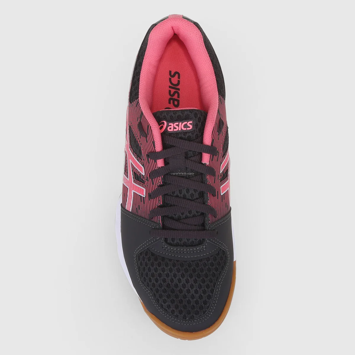 Tênis Asics Gel-Rebound Feminino – Cinza/Rosa