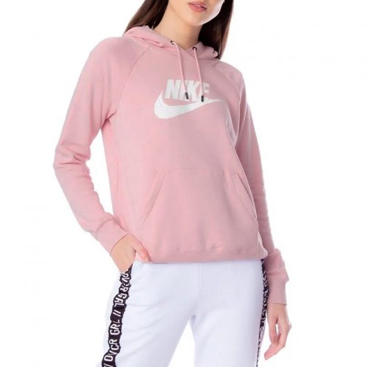 Moletom Nike Nsw Essential Hoddie – Rosa