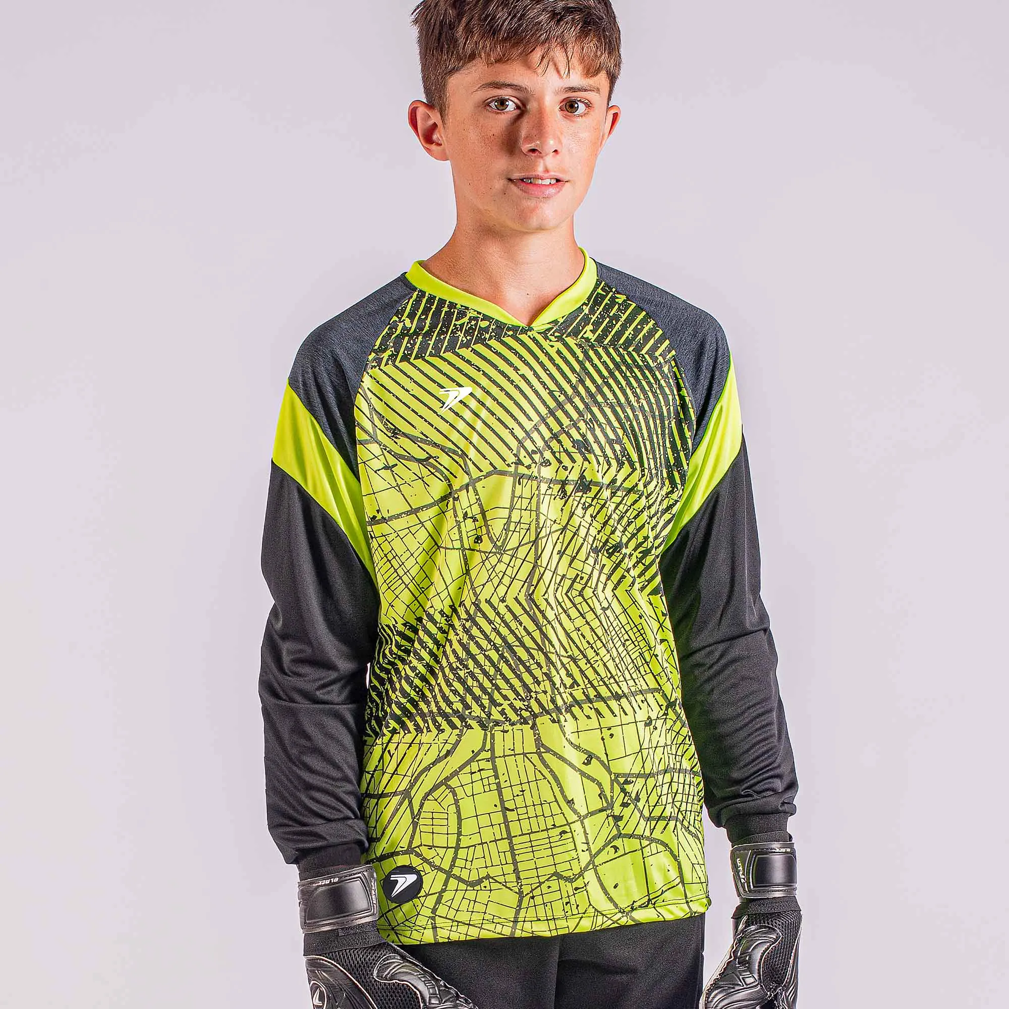 Camisa Goleiro Manga Longa Sublimada Infantil Bold