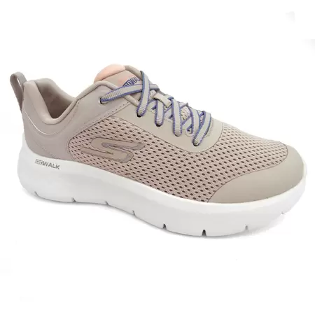 Tenis Skechers Go Walk – Castanho/Rosa