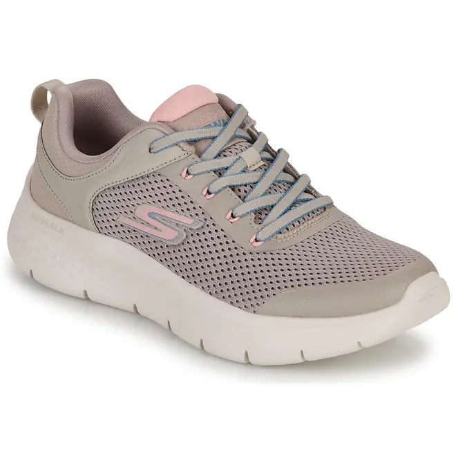 Tenis Skechers Go Walk – Castanho/Rosa