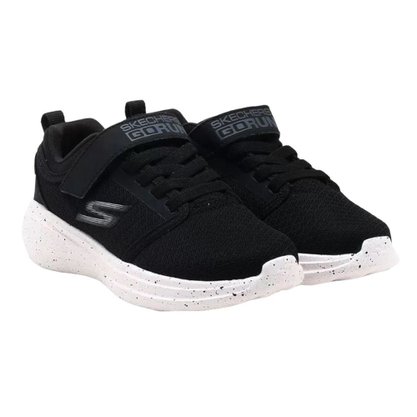 Tênis Skechers Go Run Fast Infantil – Preto/Branco