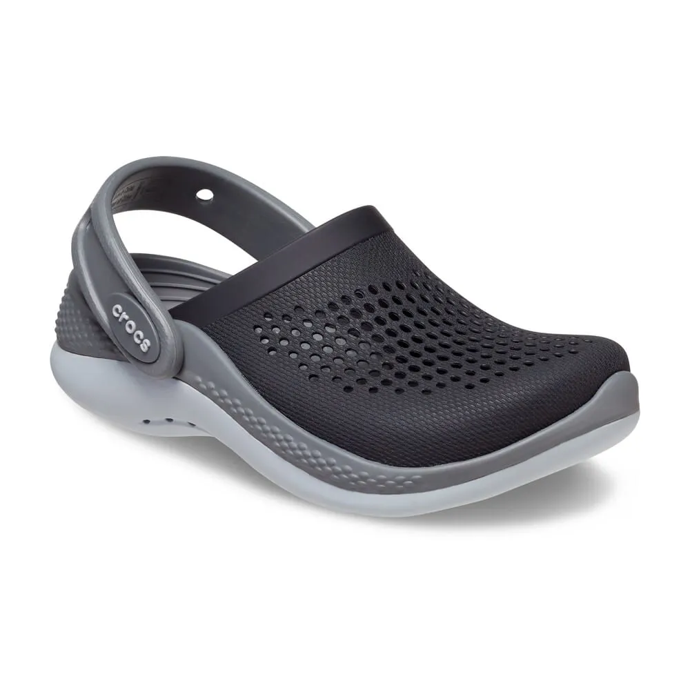 Sandália Crocs LiteRide 360 Infantil BLACK/SLATE GREY