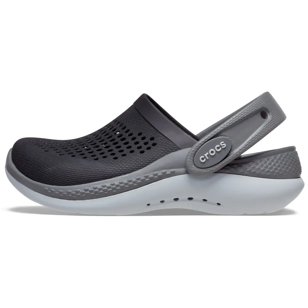 Sandália Crocs LiteRide 360 Infantil BLACK/SLATE GREY