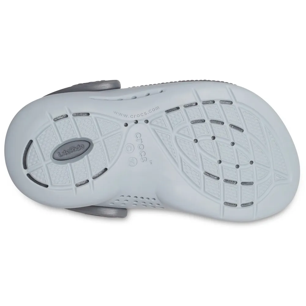 Sandália Crocs LiteRide 360 Infantil BLACK/SLATE GREY