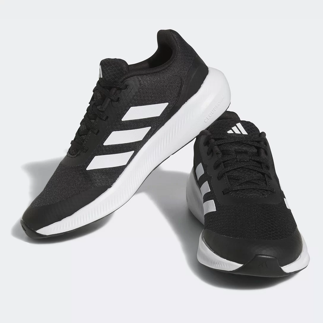 Tênis Adidas RunFalcon 3.0 – Preto+Branco