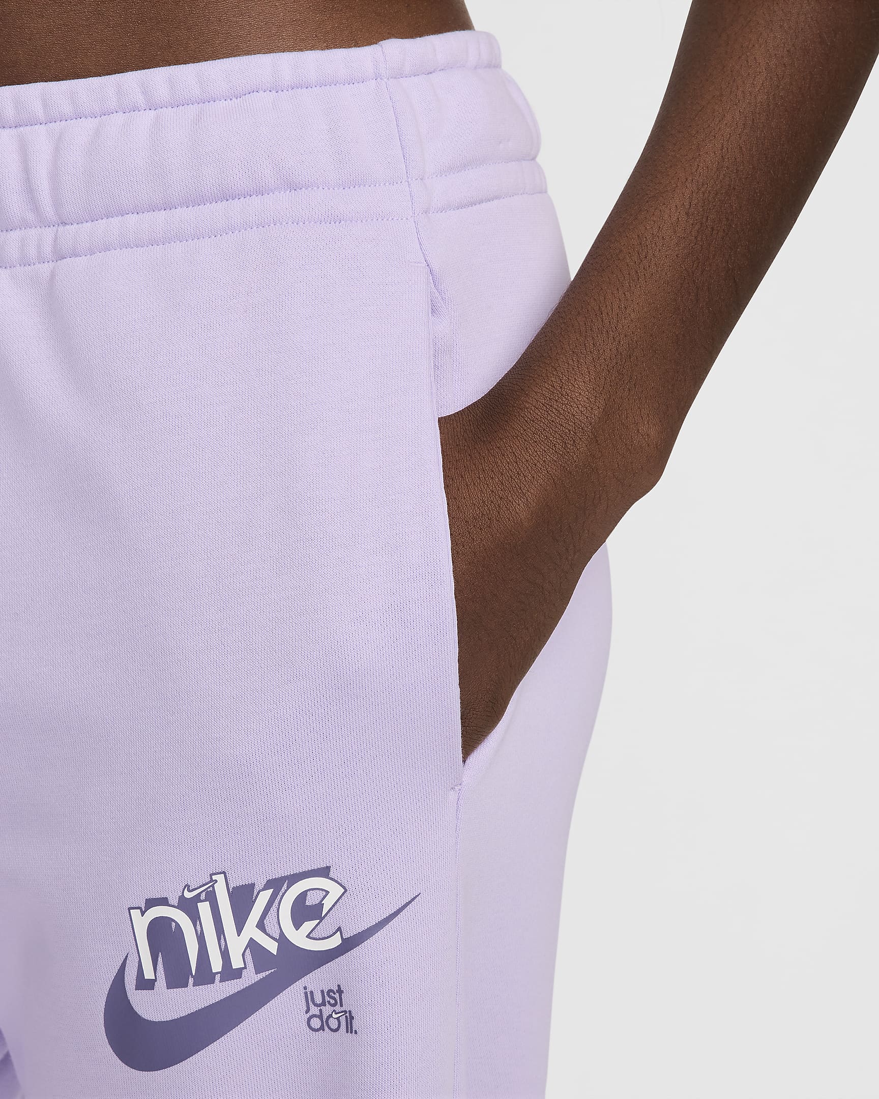 Calça Nike Sportswear Club Fleece – Lilás