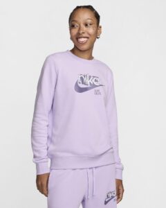 Moletom Nike Sportswear Club Fleece – Lilás