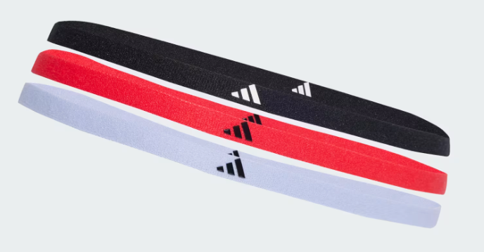 Faixas Cabelo Adidas Pacote 3 Unidades