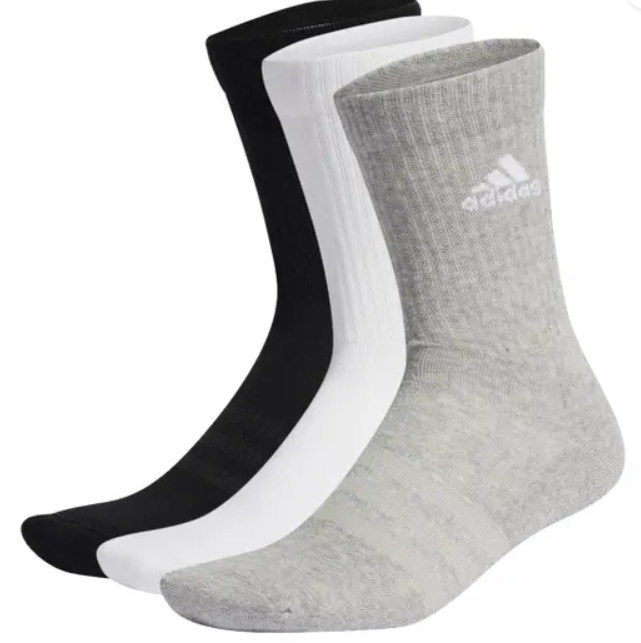Meia Cano Alto Adidas Crew kit 3