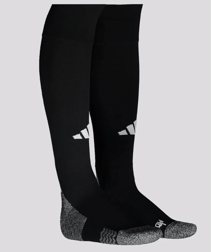 Meião Adidas Adisock 24 Preto e Branco
