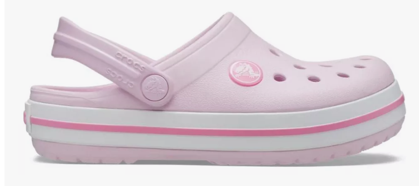 Sandália Crocs Crocband Clog Kids Ballerina Pink